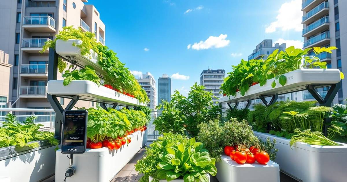 "Comment cultiver ses légumes sur un balcon grâce à l'hydroponie connectée en 2024"