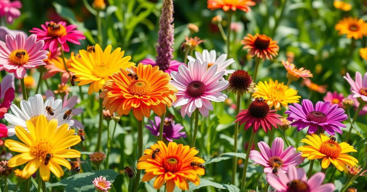 10 plantes mellifères innovantes pour transformer votre jardin en oasis pour les pollinisateurs en 2024